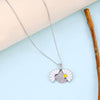 Silver Shine Sun Flower Daisy Necklace
