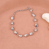Sterling Silver Pebbles Shaped Bracelet