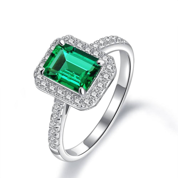 Classic Fashion Green Stone Ring