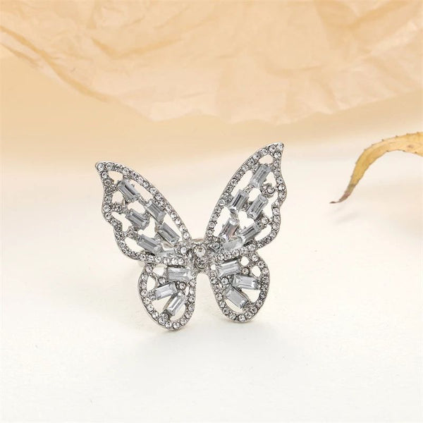 CrystalSparklepeak Butterfly Ring
