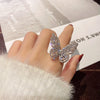 CrystalSparklepeak Butterfly Ring