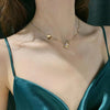 Golden Plated Shiny Butterfly necklace