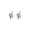 Silver Small Snake Earring