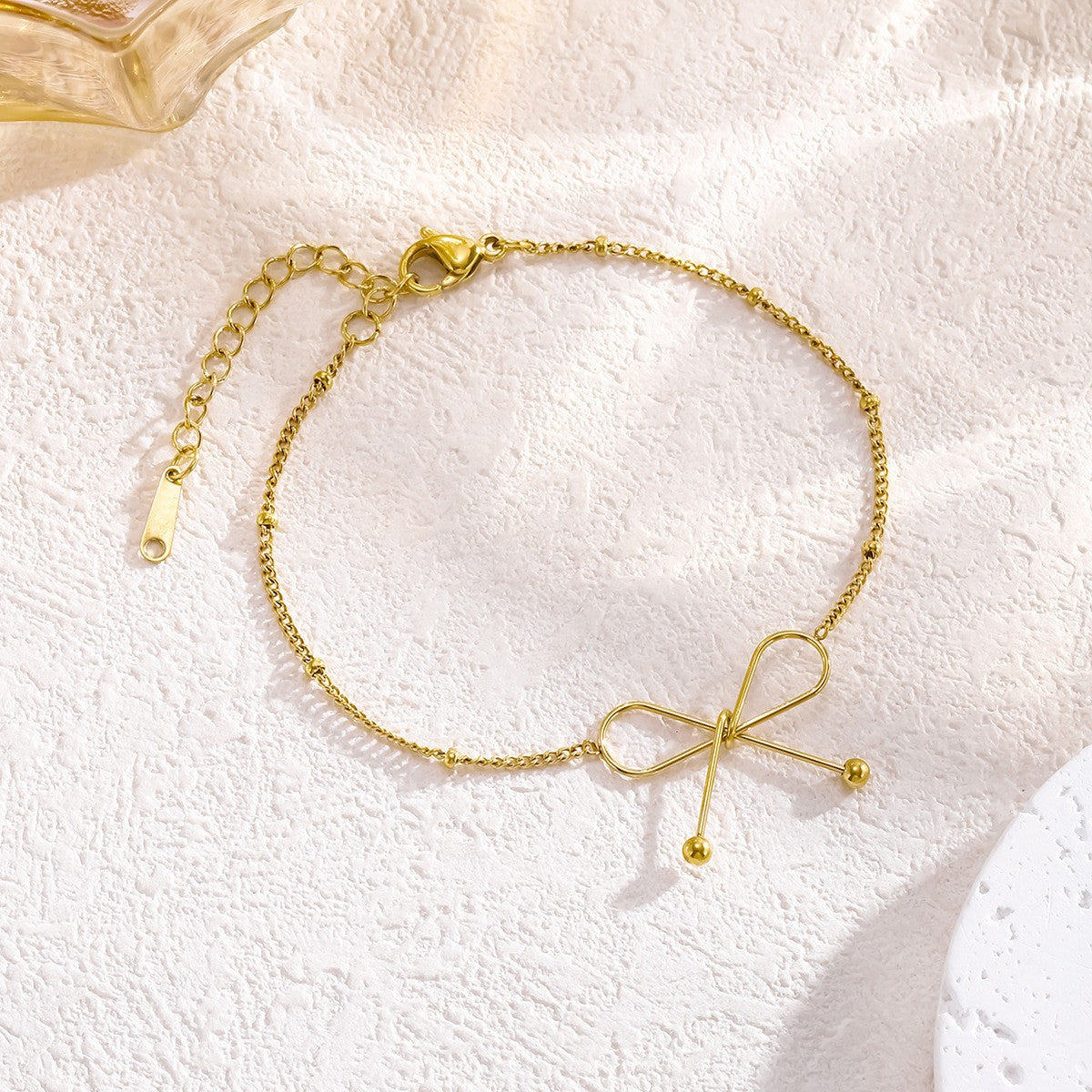 Classy & Chic Bow Tie Gold Bracelet