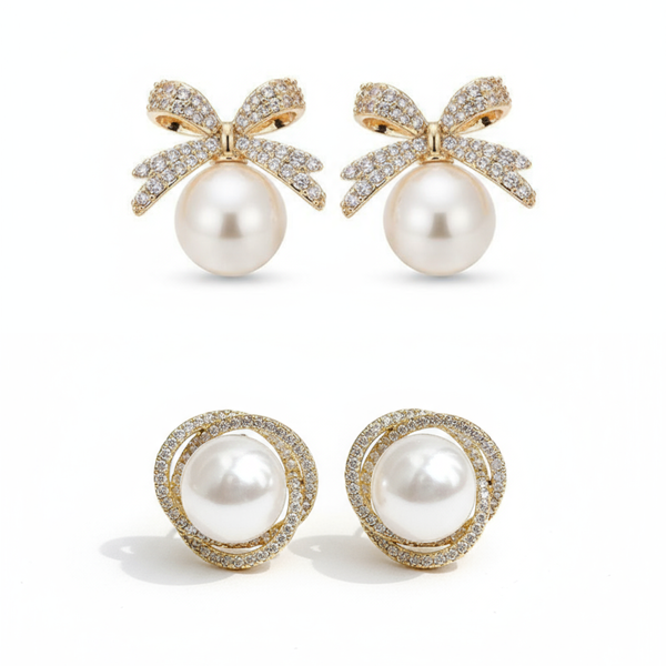 Pack Of 2 Graceful Designer Earrimgs