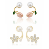 Combo Of 2 Fancy Gold Plated Earrings