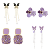Combo Of 4 Cute Buuterfly Earrings