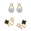 Pack Of 2 Crystal Earring