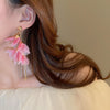Pink Petal Drop Earring
