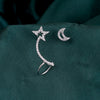 Ear Wrap Moon And Star Earring