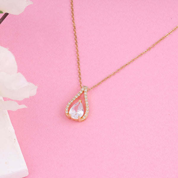 White Crystal necklace