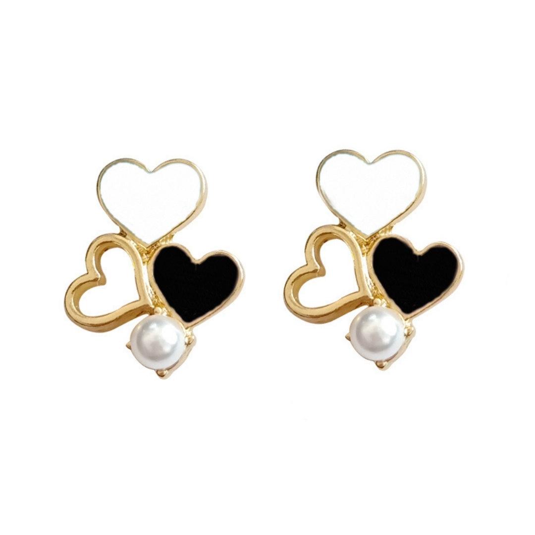 Fashion Pearl Exaggerated Drop Earrings Retro