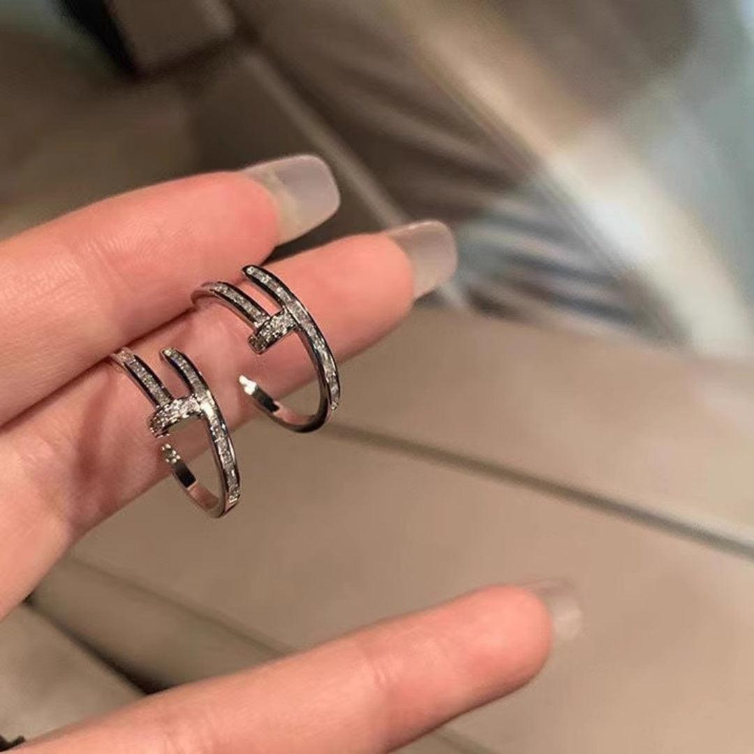 Small Silver Hoop Earrings