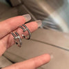 Small Silver Hoop Earrings