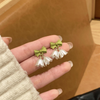 Green Bell Earring