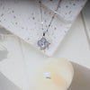 Silver Flower Pendant Necklace
