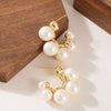 Pack Of 2 Fancy Pearl Hoop & Stud Earrings