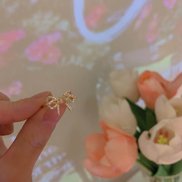 Princess Knot Grace Bow Ring