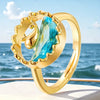 Beautiful Golden Dolphin Ring