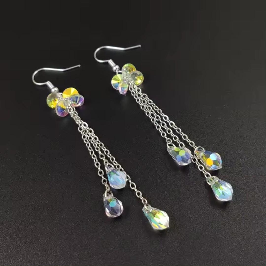 Crystal Dangle Earrings