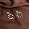 Square Rhinestoneearrings