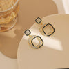 Square Rhinestoneearrings