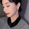 Sophisticated Pearl and Crystal Stud Earrings