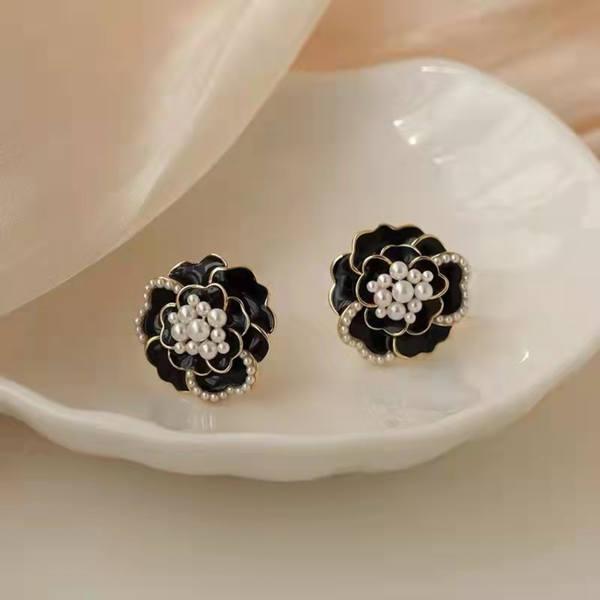 Flower Rose Stud Earring