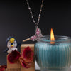 Butterfly Pink Zircon Stones Pendant
