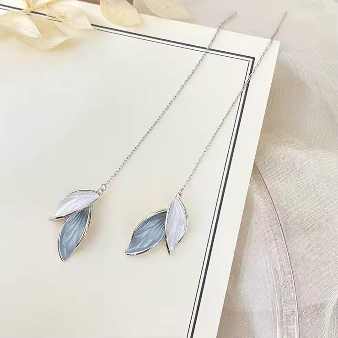 Double Leaf Shaped Earrings