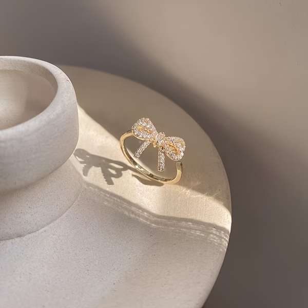 Princess Knot Grace Bow Ring