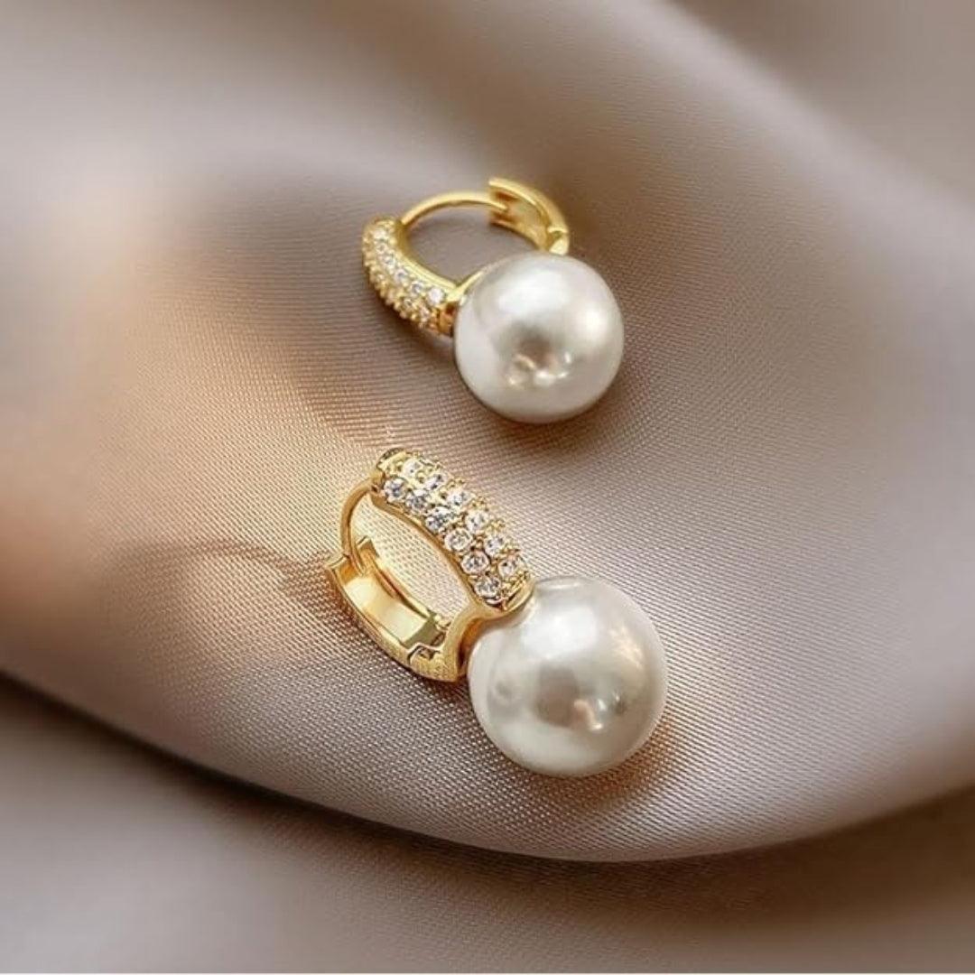 Shiny Pearl  earrings