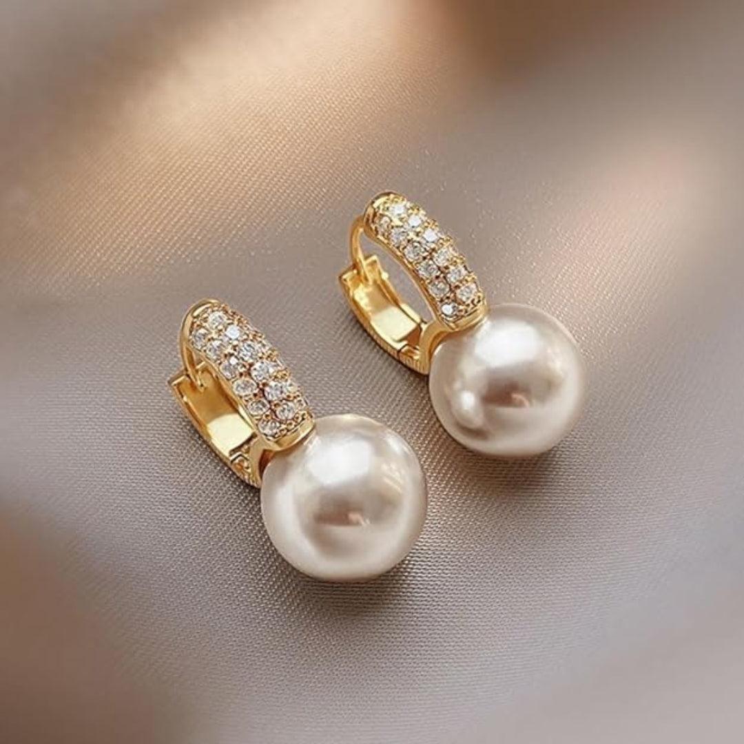 Shiny Pearl  earrings