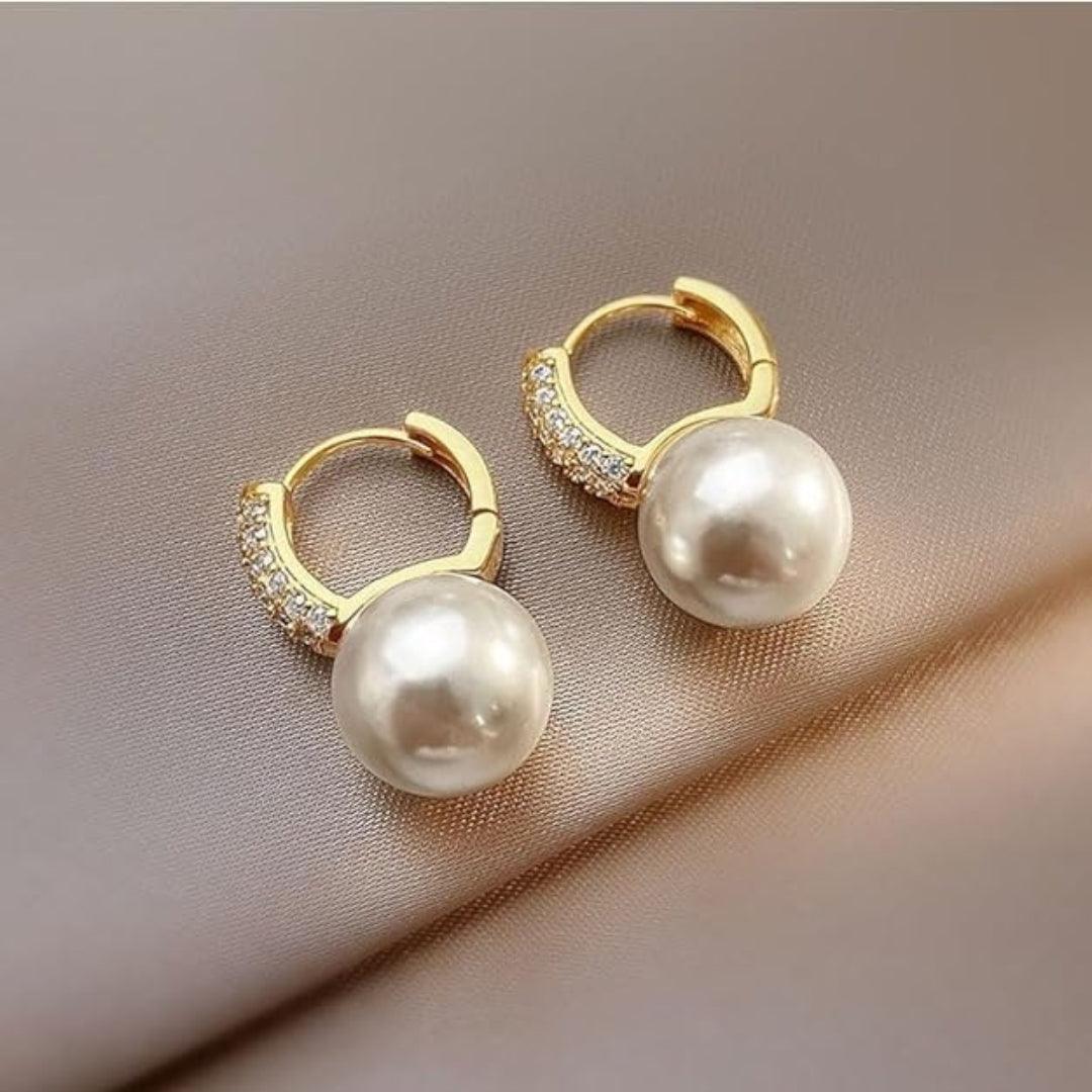 Shiny Pearl  earrings