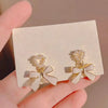 Pack Of 3 Golden Stud Earring