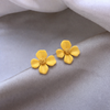 Yellow Flower Earring