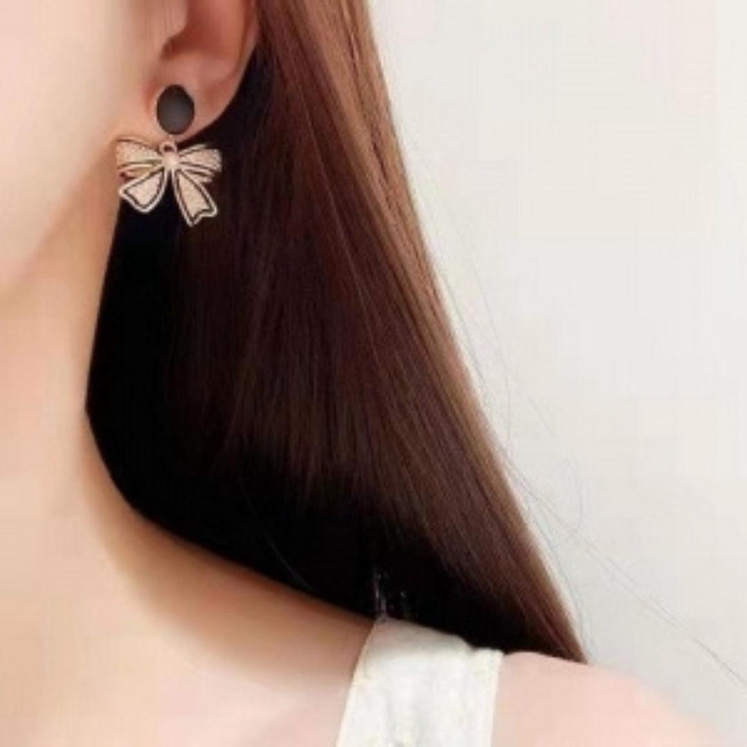 Bow-Shaped Earrings