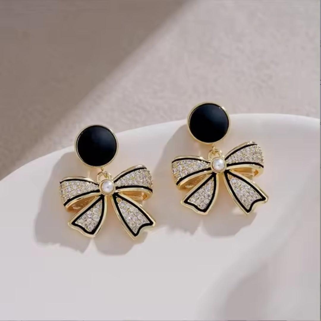 Bow-Shaped Earrings