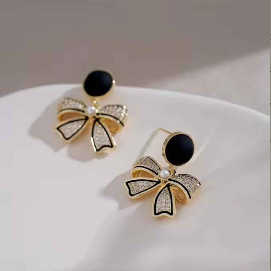 Bow-Shaped Earrings