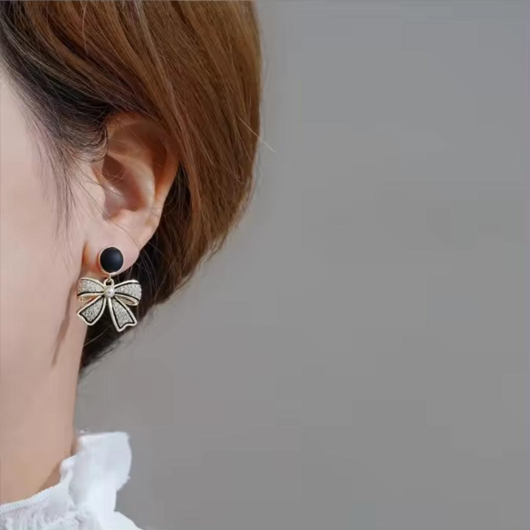 Bow-Shaped Earrings