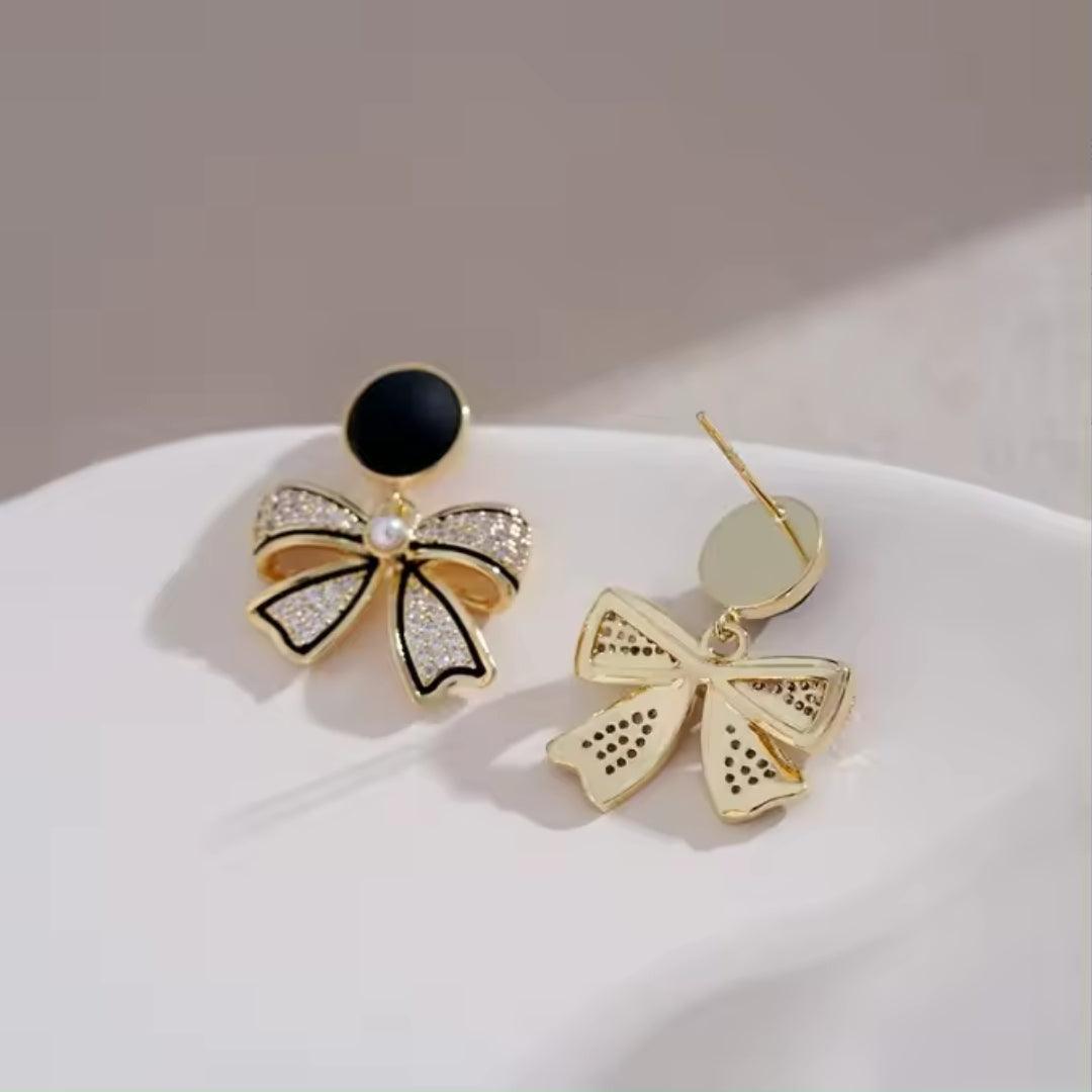 Bow-Shaped Earrings