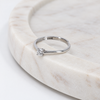 S925 Silver Classic Solitaire Adjustable Ring