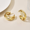 Pack Of 4 Amazing Hoop & Stud Earring