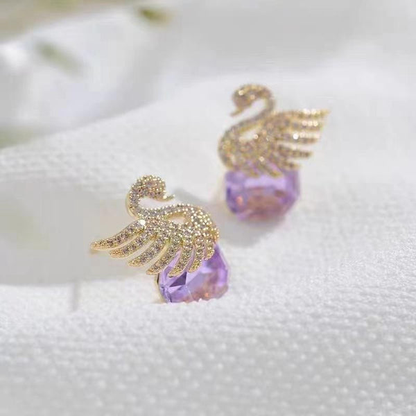 Fairy Swan Earring