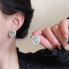 Silver Rhodium Plated Earrings