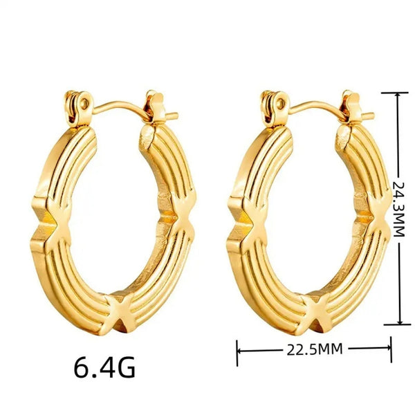 Anti tarnish mini butterfly earrings