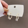 Twisted hoops earrings