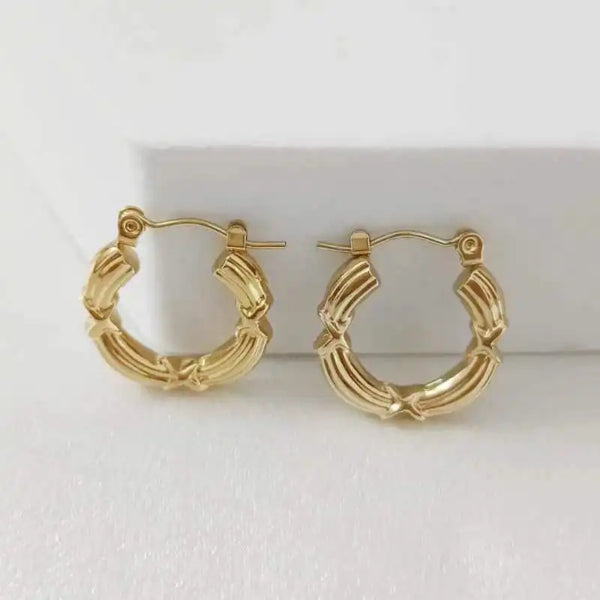 Anti tarnish mini butterfly earrings