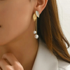 Leaf and Pearl earring