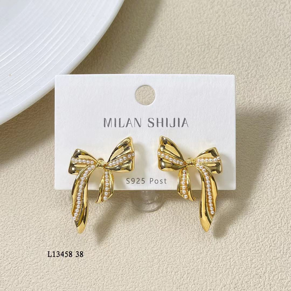 love Bow Design Earrings